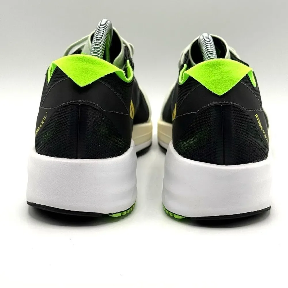 Adidas Adizzero Adios 7 Sneakers in Beam Yellow Solar Green - US Men’s 10 / FR 4